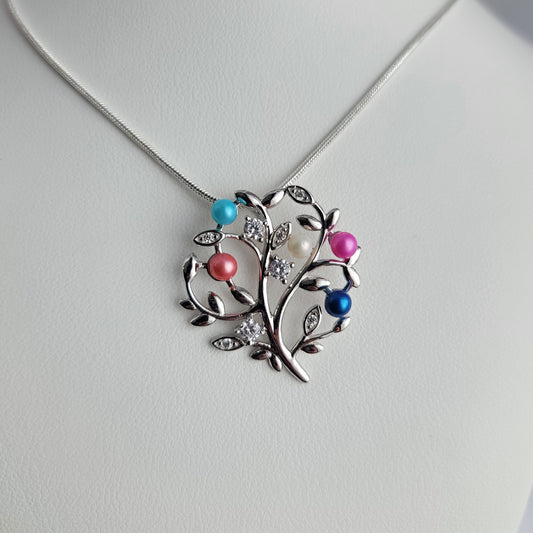 Sterling Silver Family Tree Pendant