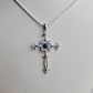Sterling Silver Elegant Cross Pendant