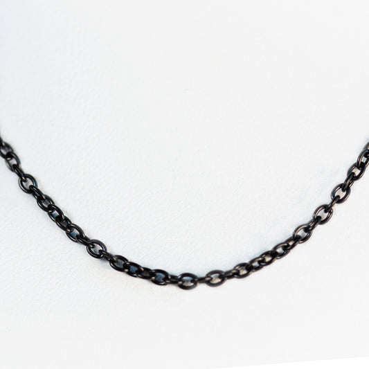 Black Plated Stainless Steel Chain
