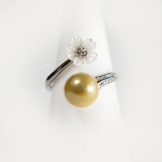 Sterling Silver Simple Blossom Ring