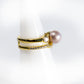 Gold Plated Sterling Silver “I DO” Ring