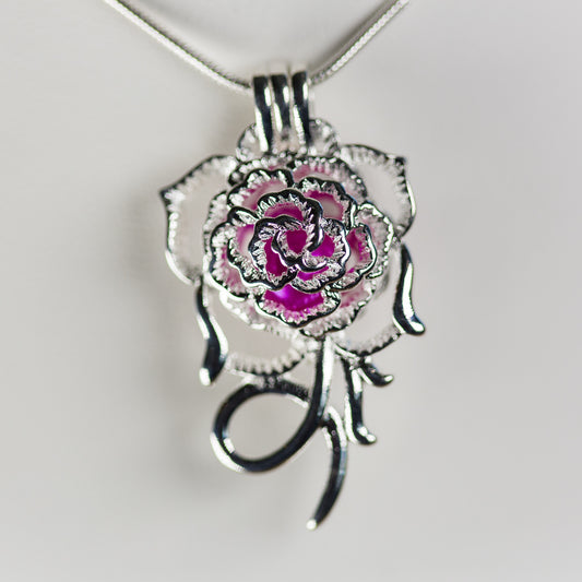 Silver Plated Belle Cage Pendant