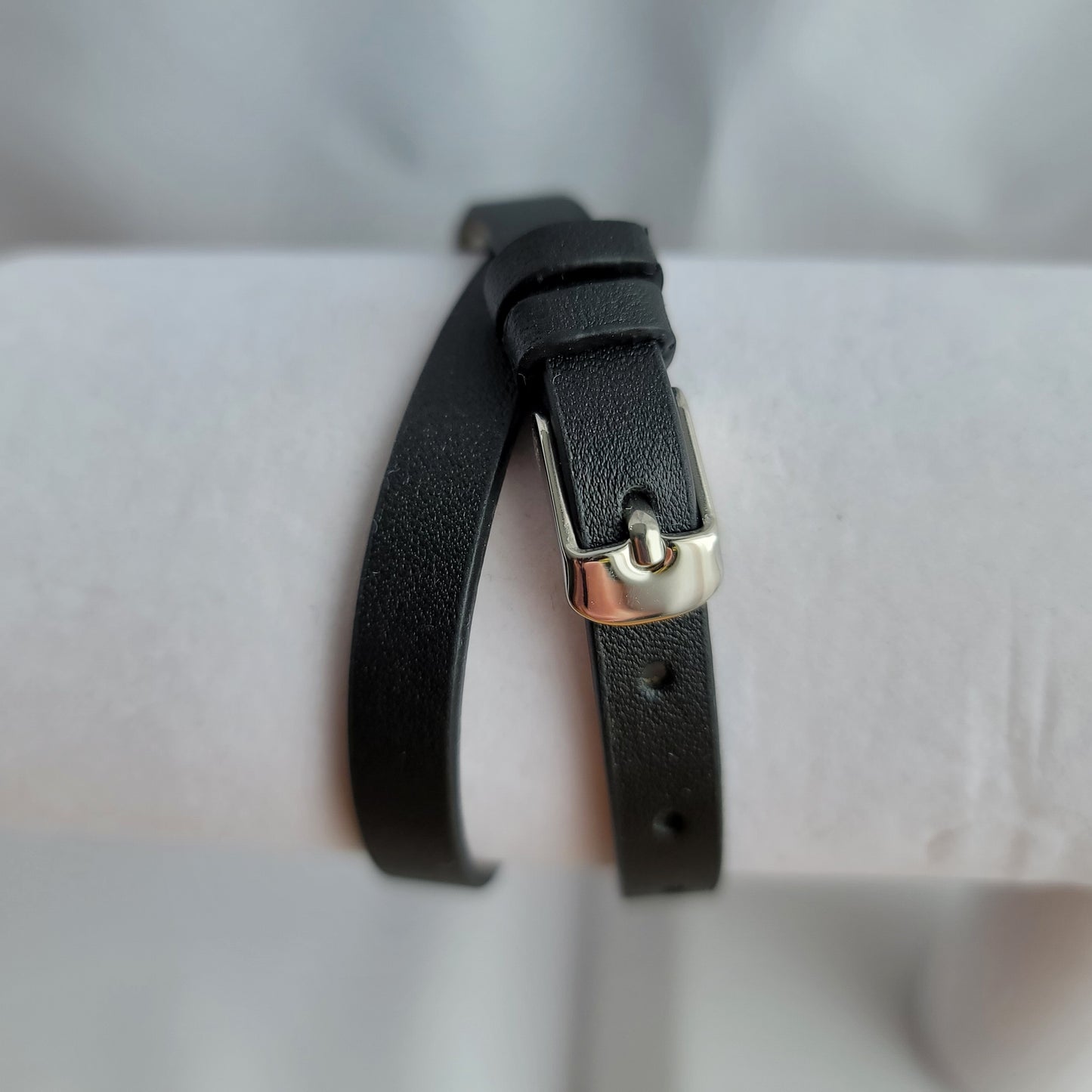 Leather Wrap Simple Locket Bracelet