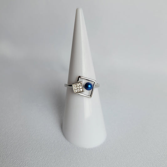 Sterling Silver Think Outside the Box Ring