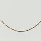 Rose Gold Plated Sterling Silver Elegant Box Chain