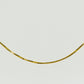 Gold Plated Sterling Silver Elegant Box Chain