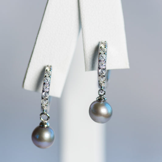 Sterling Silver Sleek Elegance Earrings